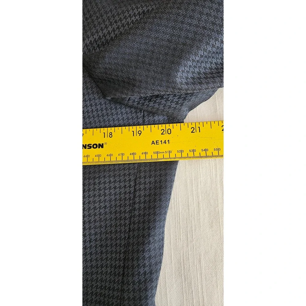 Alfani Mens Slim Fit Blazer 40R Navy Blue Micro Houndstooth Satin Peak Lapel Tux